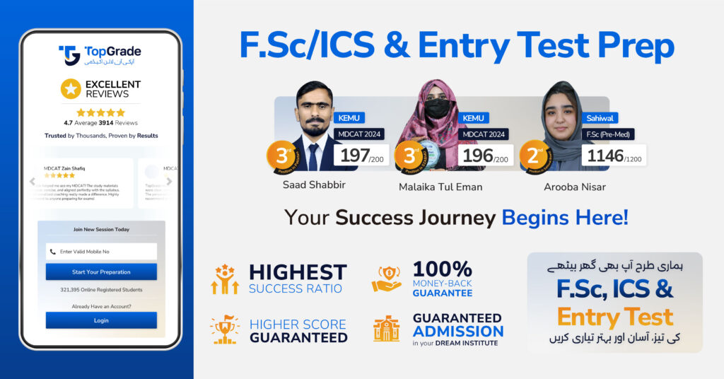 Start Entry Test Preparation Alongside FSc