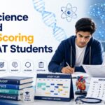Explanation of science behind high scoring MDCAT students showing structured learning system, MCQ practice, revision cycles and exam preparation strategy
